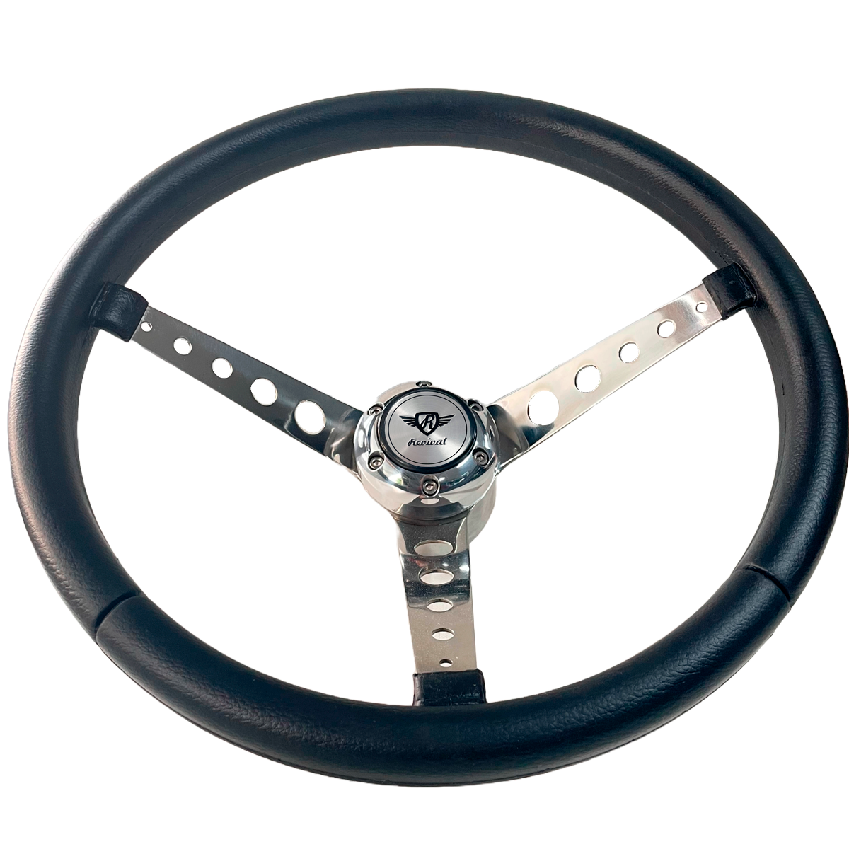 Revival Five Balls PU Steering Wheel with Applique