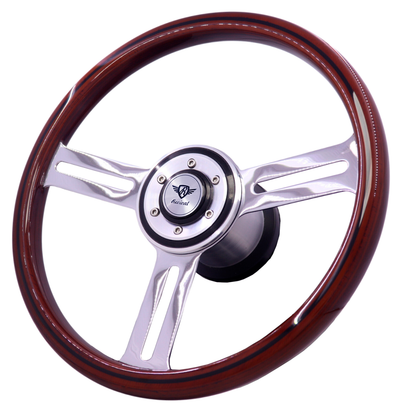 Revival BTS wooden steering wheel with disc