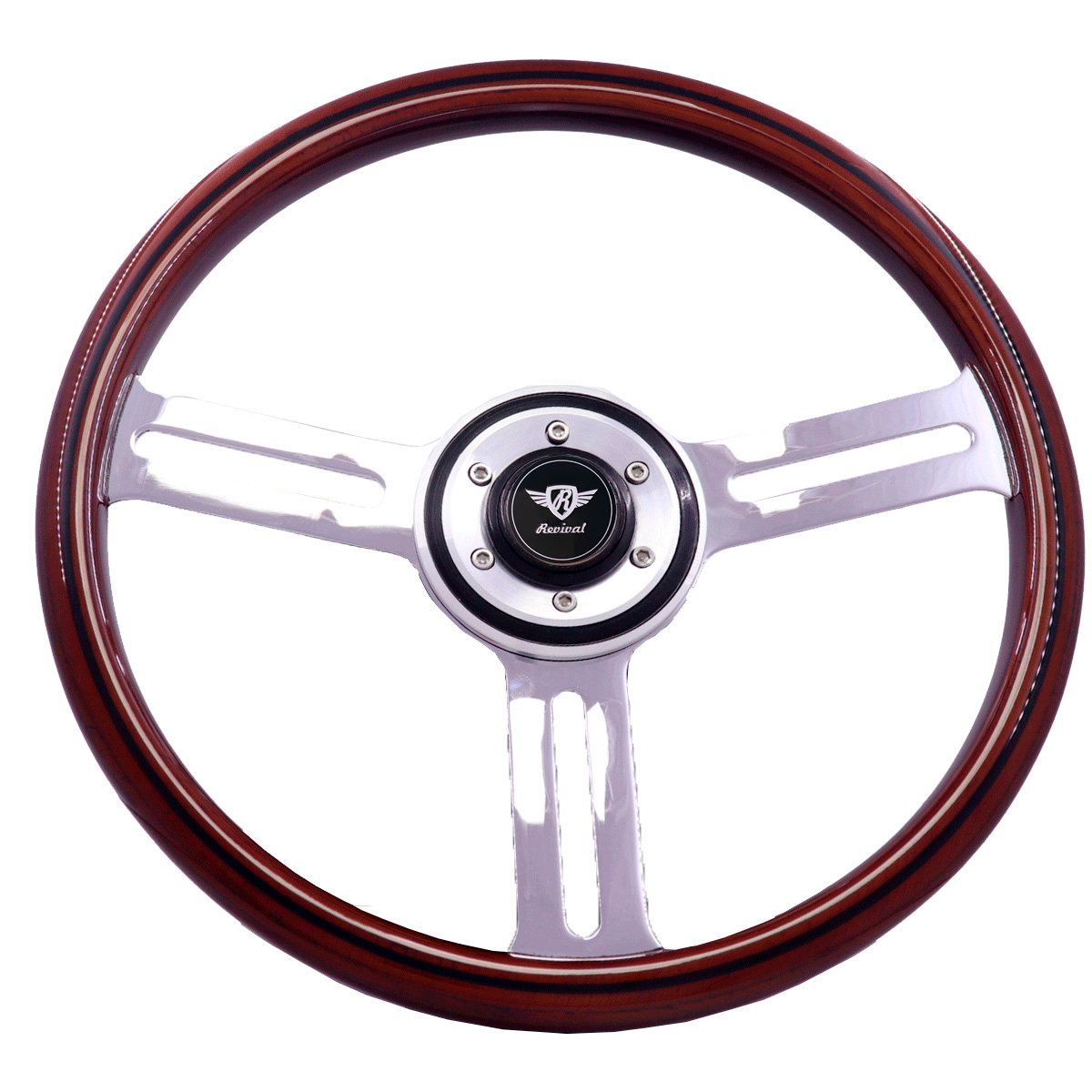 Revival BTS wooden steering wheel with disc