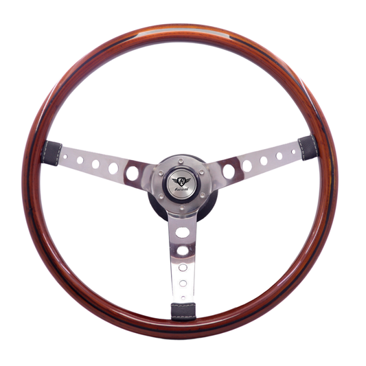 Revival Five Balls Wood Steering Wheel