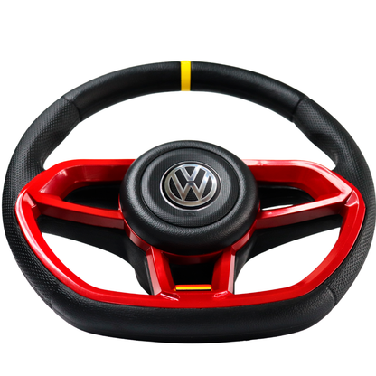 RED GTI YELLOW RING VW BAND GERMANY GOL SQUARE