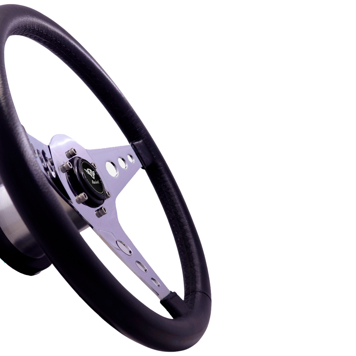 Revival R PU steering wheel (Black Logo)