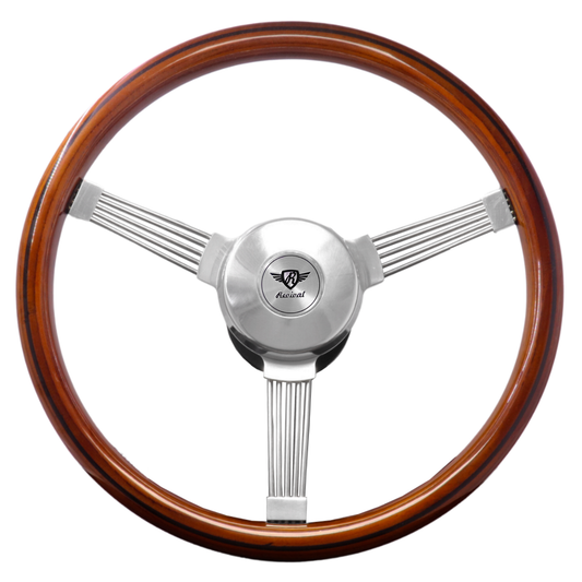 Revival New Banjo Wood Steering Wheel