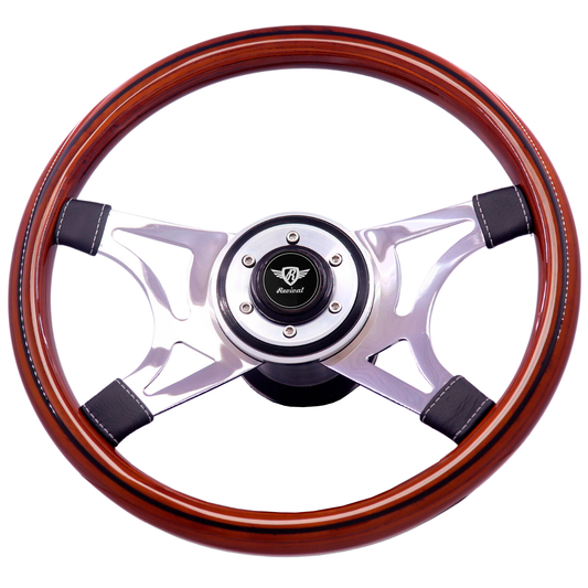 Wega Madeira Revival Steering Wheel (Black Logo)